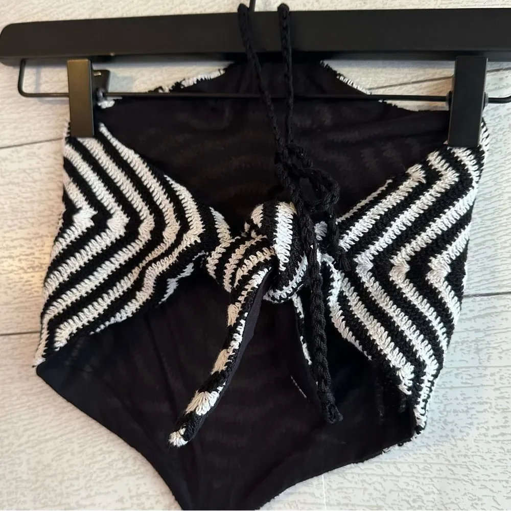 Mara Hoffman Swim Starbasket Black Maxi Dress Size Small - Picture 12 of 16